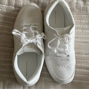 American Eagle White Platform Sneakers